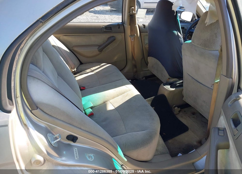 2001 HONDA CIVIC LX VIN: 1HGES16591L007071