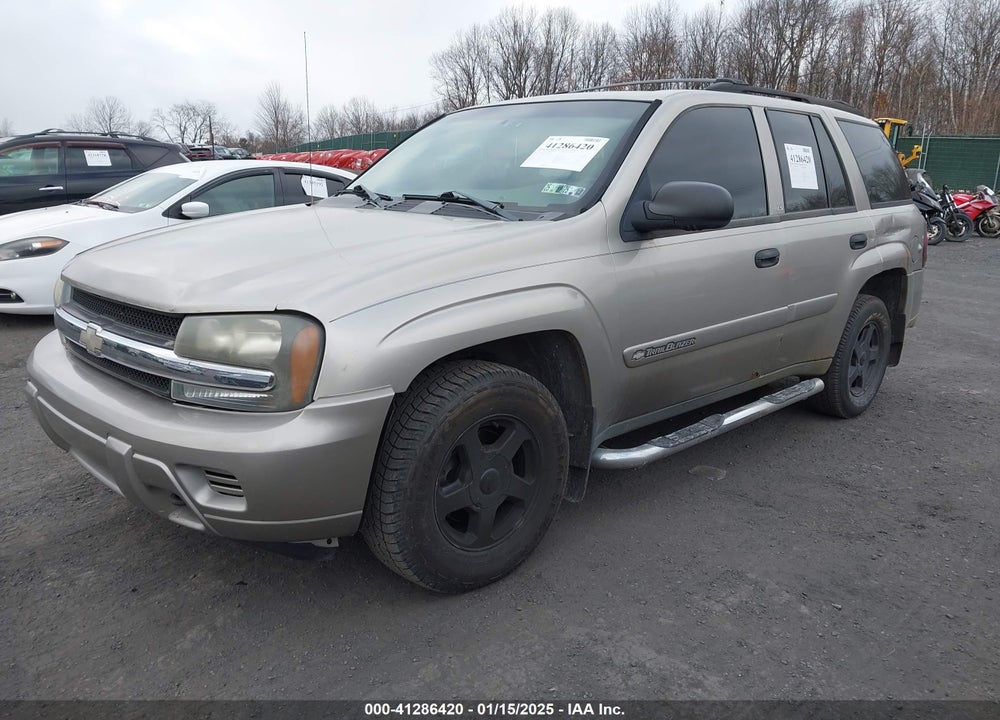 2002 CHEVROLET TRAILBLAZER LS VIN: 1GNDT13S122455417