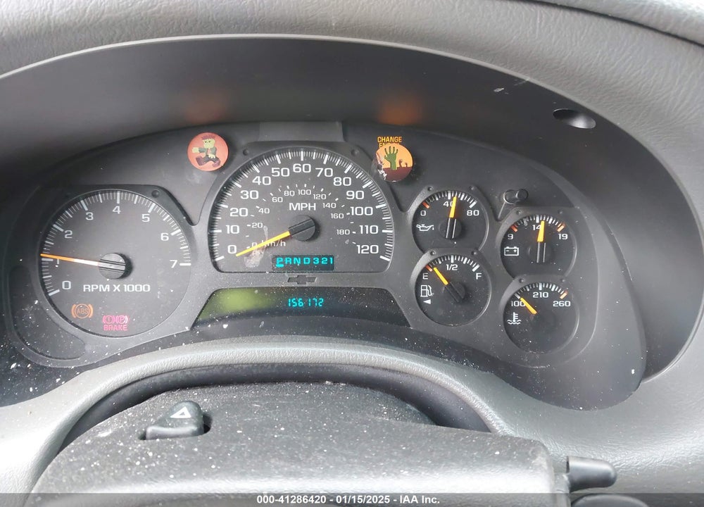 2002 CHEVROLET TRAILBLAZER LS VIN: 1GNDT13S122455417