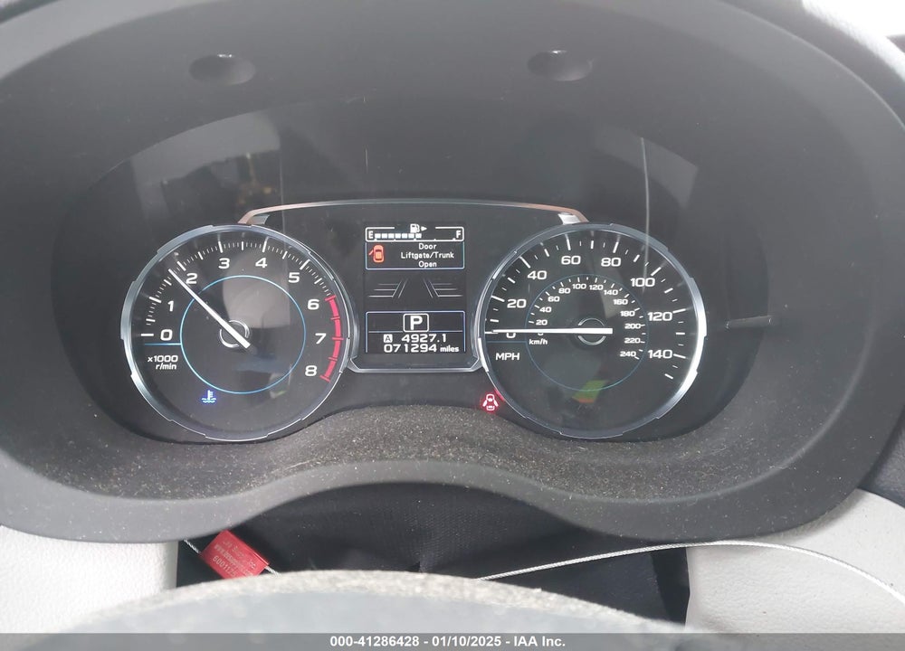 2017 SUBARU FORESTER 2.5I PREMIUM VIN: JF2SJAGC7HH493301
