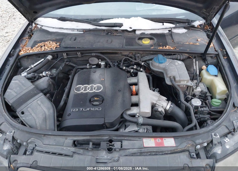2003 AUDI A4 1.8T VIN: WAUAC48H83K019950