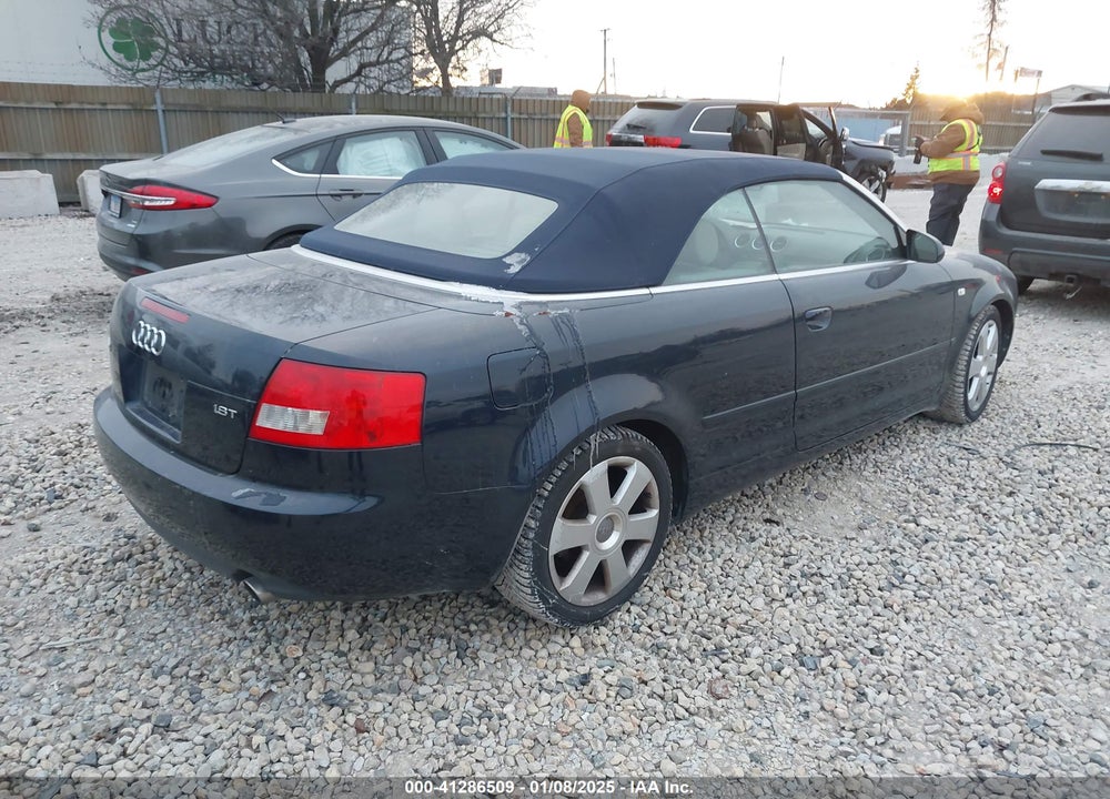 2003 AUDI A4 1.8T VIN: WAUAC48H83K019950