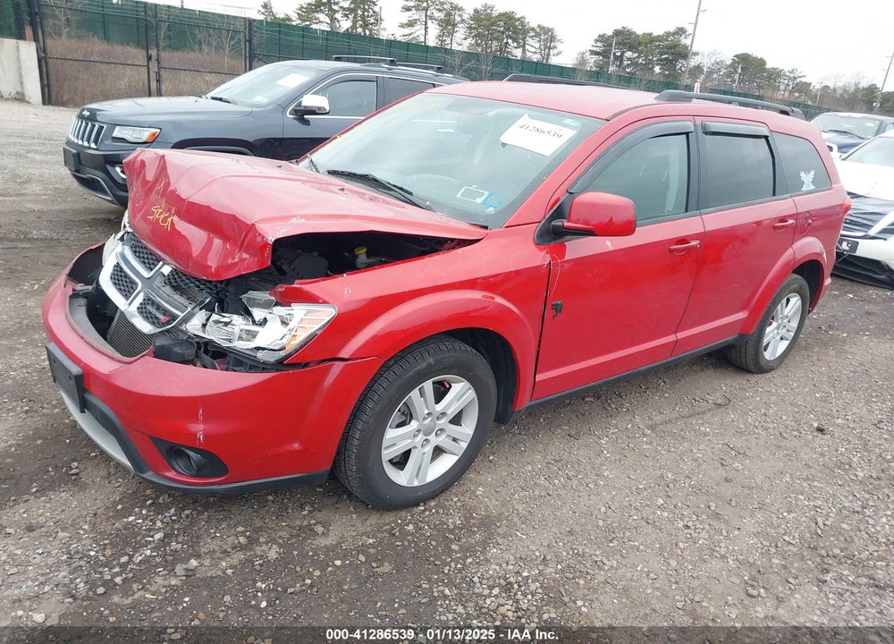 2012 DODGE JOURNEY SXT VIN: 3C4PDCBB2CT341846