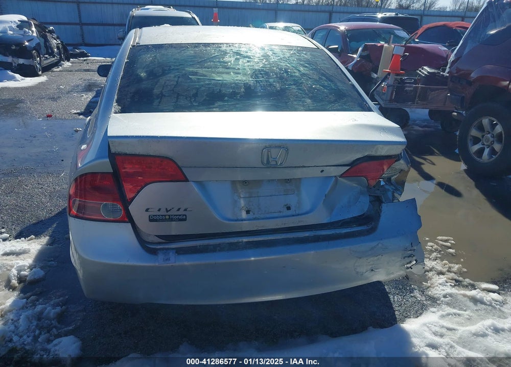 2006 HONDA CIVIC LX VIN: 1HGFA16596L042496