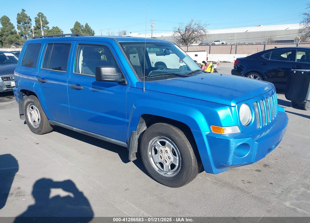 2008 JEEP PATRIOT SPORT VIN: 1J8FT28W98D554138