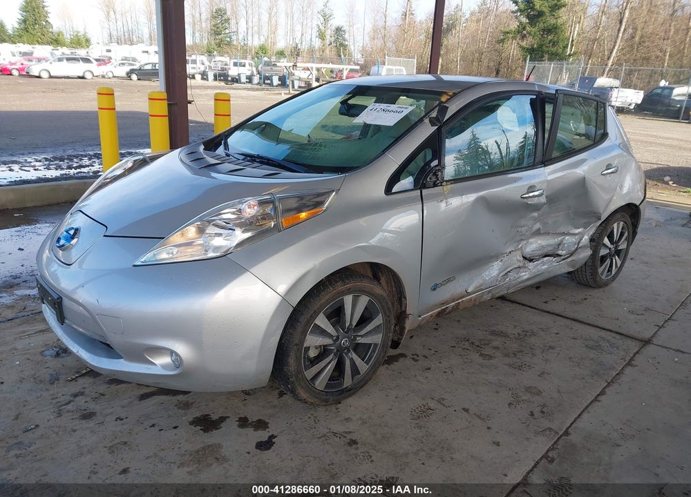 2016 NISSAN LEAF SV VIN: 1N4BZ0CP2GC312469