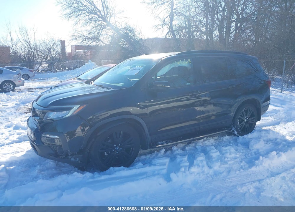 2020 HONDA PILOT AWD BLACK EDITION VIN: 5FNYF6H7XLB003001