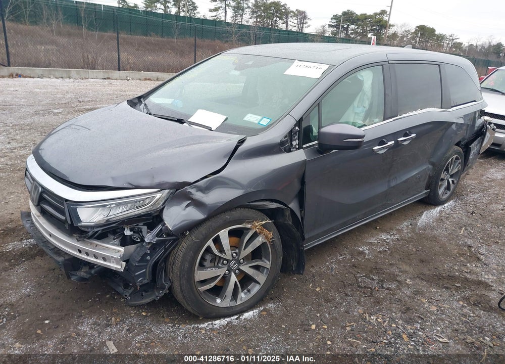 2022 HONDA ODYSSEY TOURING VIN: 5FNRL6H83NB023597