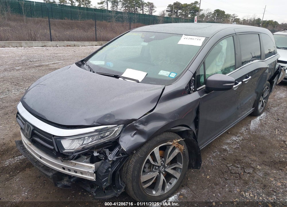 2022 HONDA ODYSSEY TOURING VIN: 5FNRL6H83NB023597