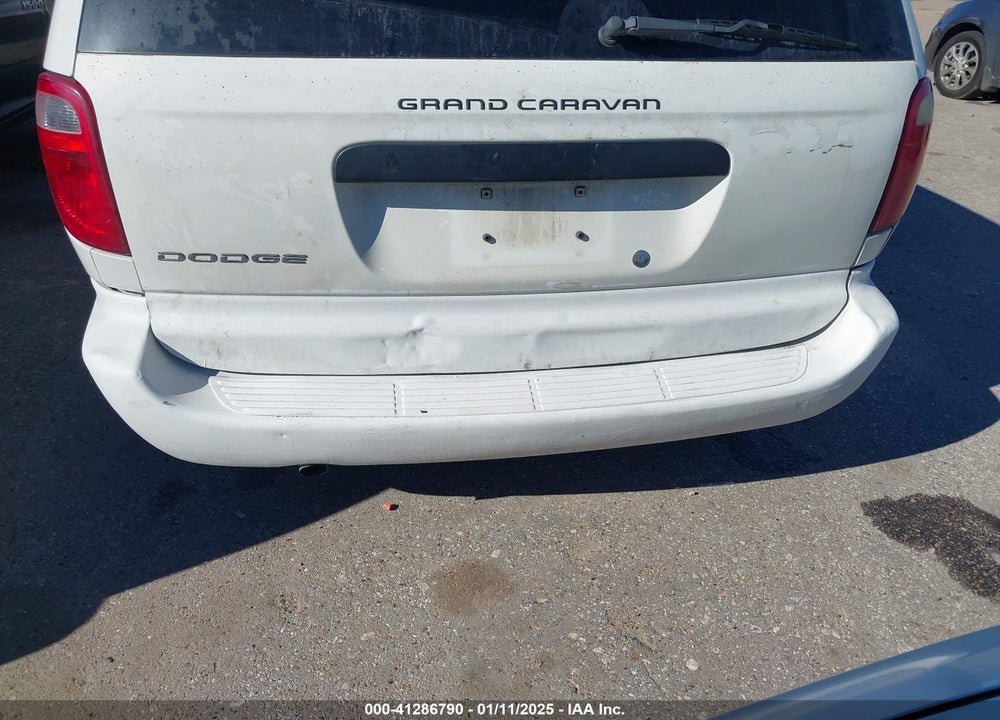 2006 DODGE GRAND CARAVAN SE VIN: 1D4GP24R86B749465