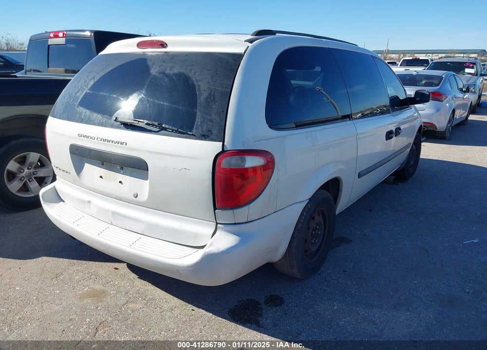 2006 DODGE GRAND CARAVAN SE VIN: 1D4GP24R86B749465