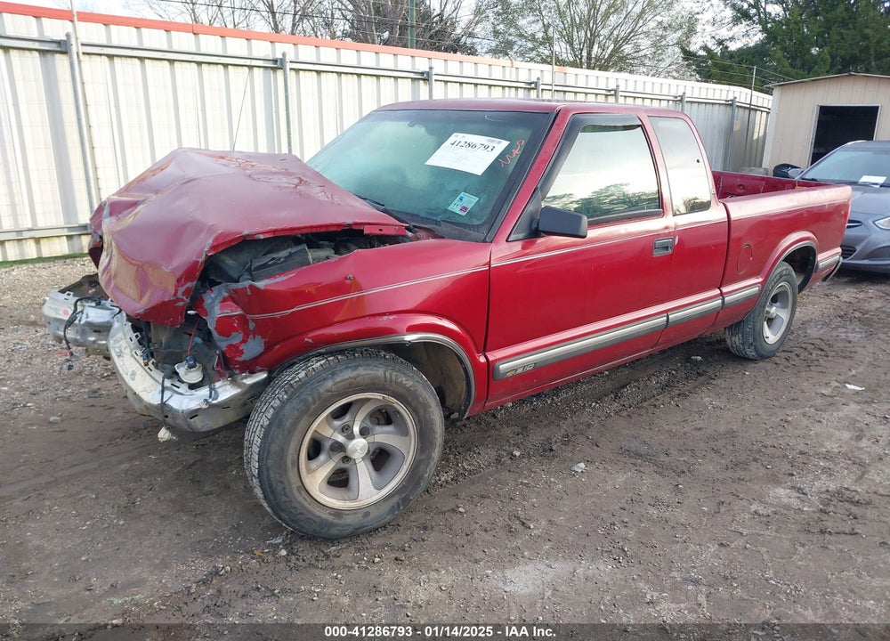1998 CHEVROLET S-10 LS FLEETSIDE VIN: 1GCCS1940W8183851