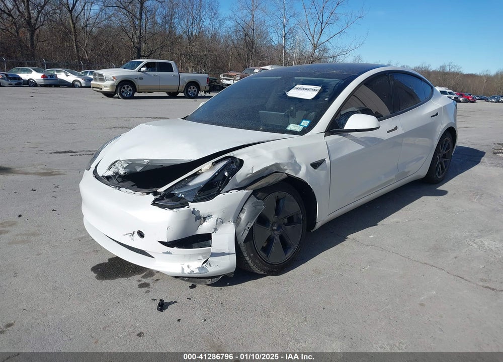 2022 TESLA MODEL 3 VIN: 5YJ3E1EA2NF154885