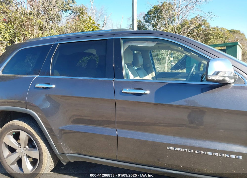 2014 JEEP GRAND CHEROKEE LIMITED VIN: 1C4RJFBG9EC400033