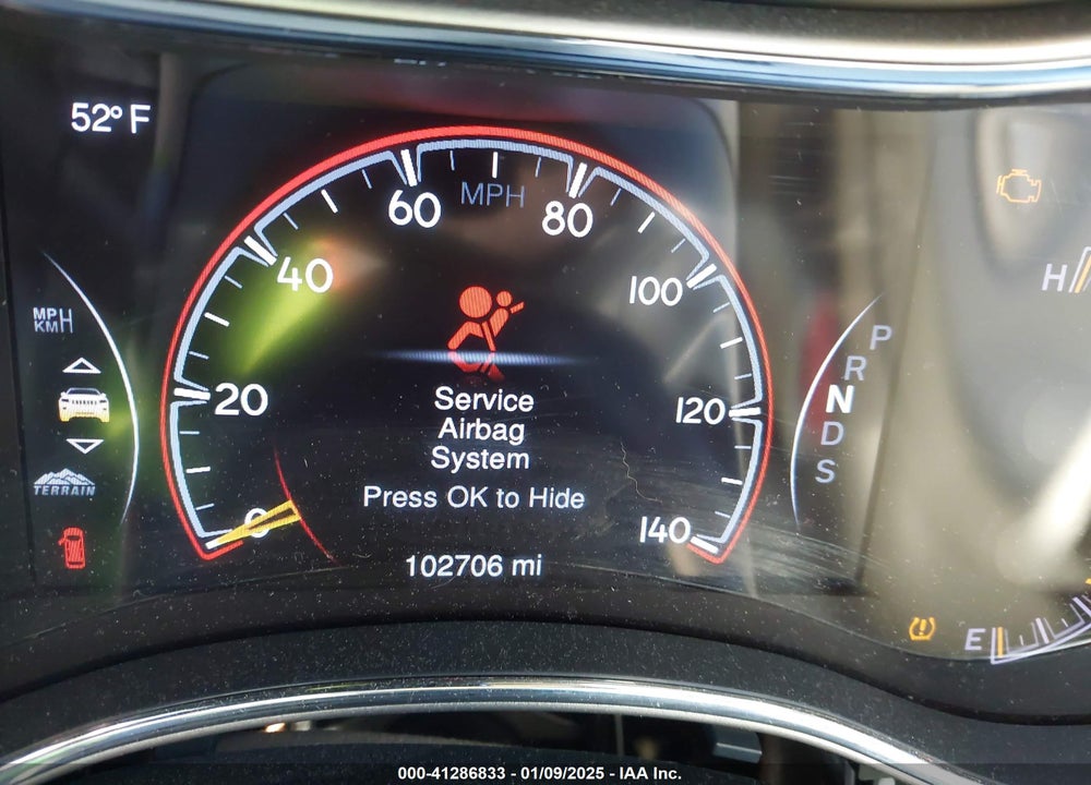 2014 JEEP GRAND CHEROKEE LIMITED VIN: 1C4RJFBG9EC400033