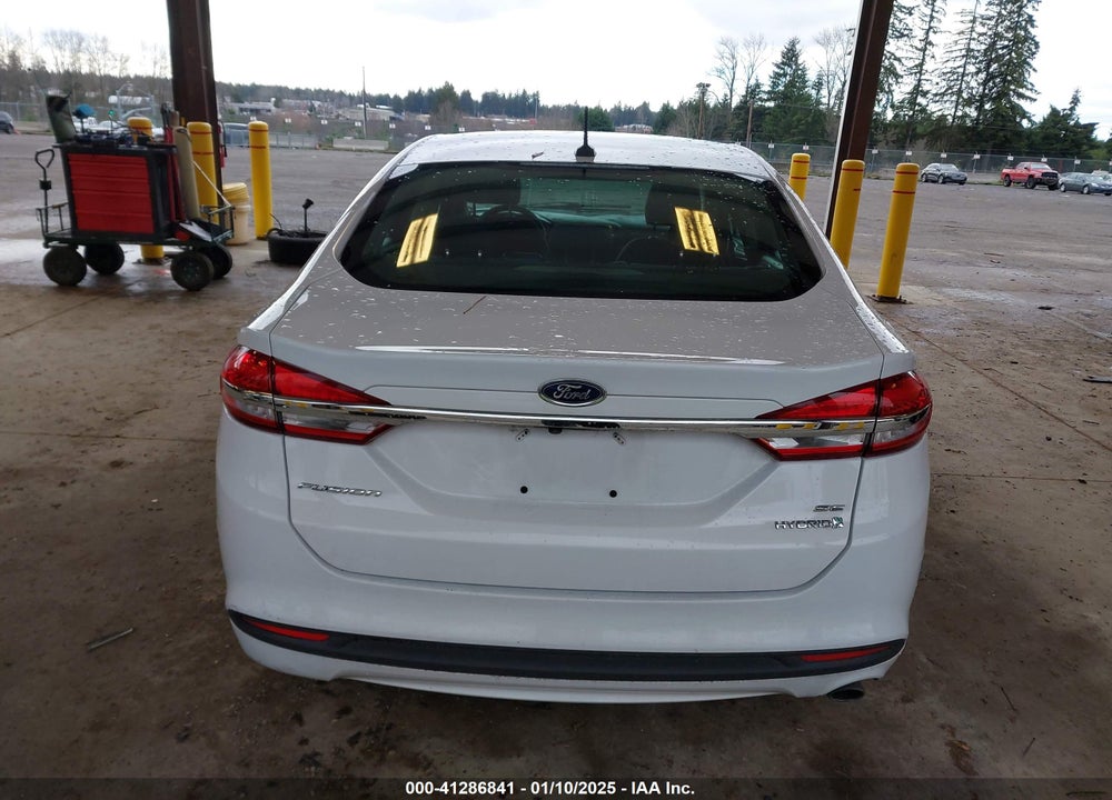 2017 FORD FUSION HYBRID SE VIN: 3FA6P0LU6HR355177