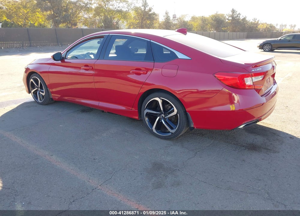 2018 HONDA ACCORD SPORT VIN: 1HGCV1F39JA237945