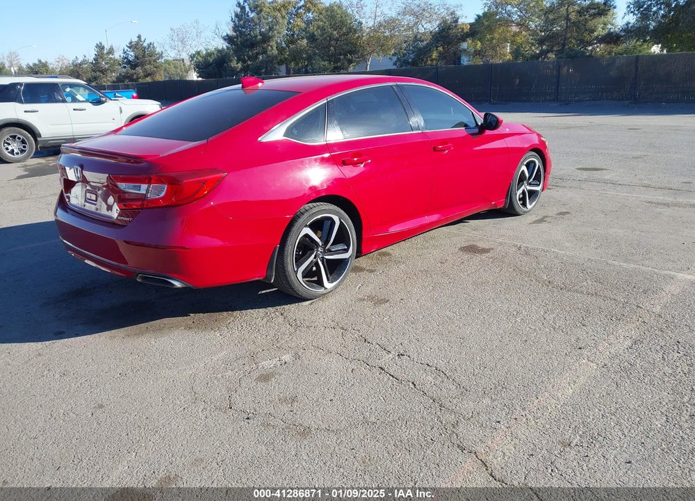 2018 HONDA ACCORD SPORT VIN: 1HGCV1F39JA237945