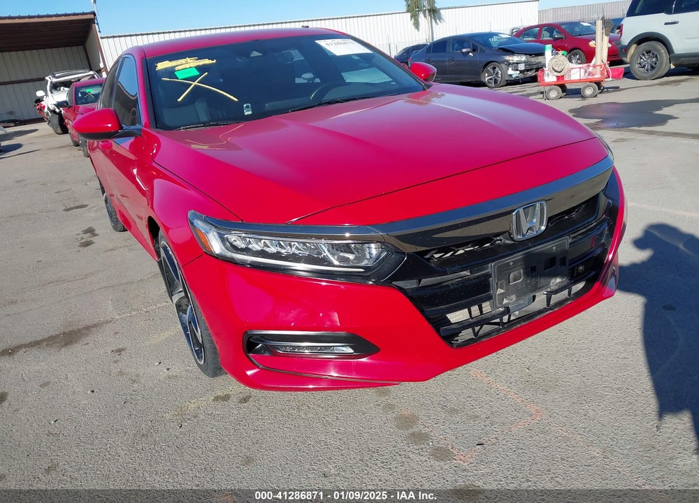 2018 HONDA ACCORD SPORT VIN: 1HGCV1F39JA237945