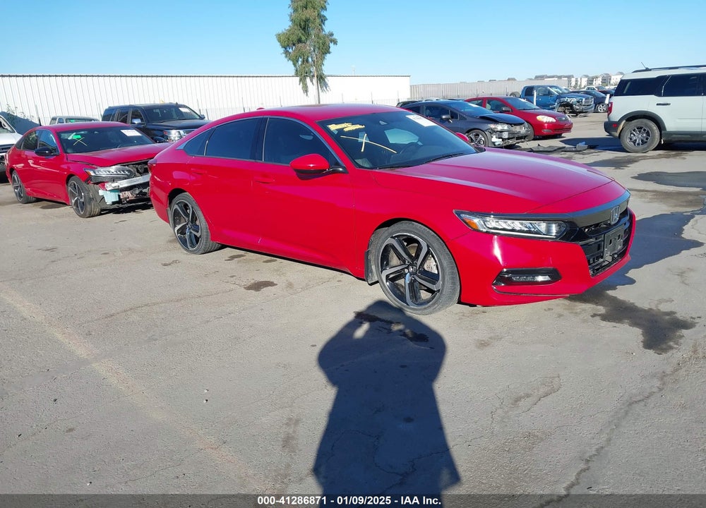 2018 HONDA ACCORD SPORT VIN: 1HGCV1F39JA237945