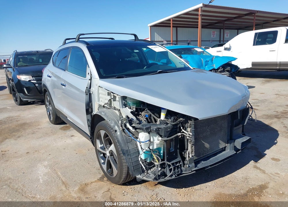 2016 HYUNDAI TUCSON LIMITED VIN: KM8J3CA27GU220781