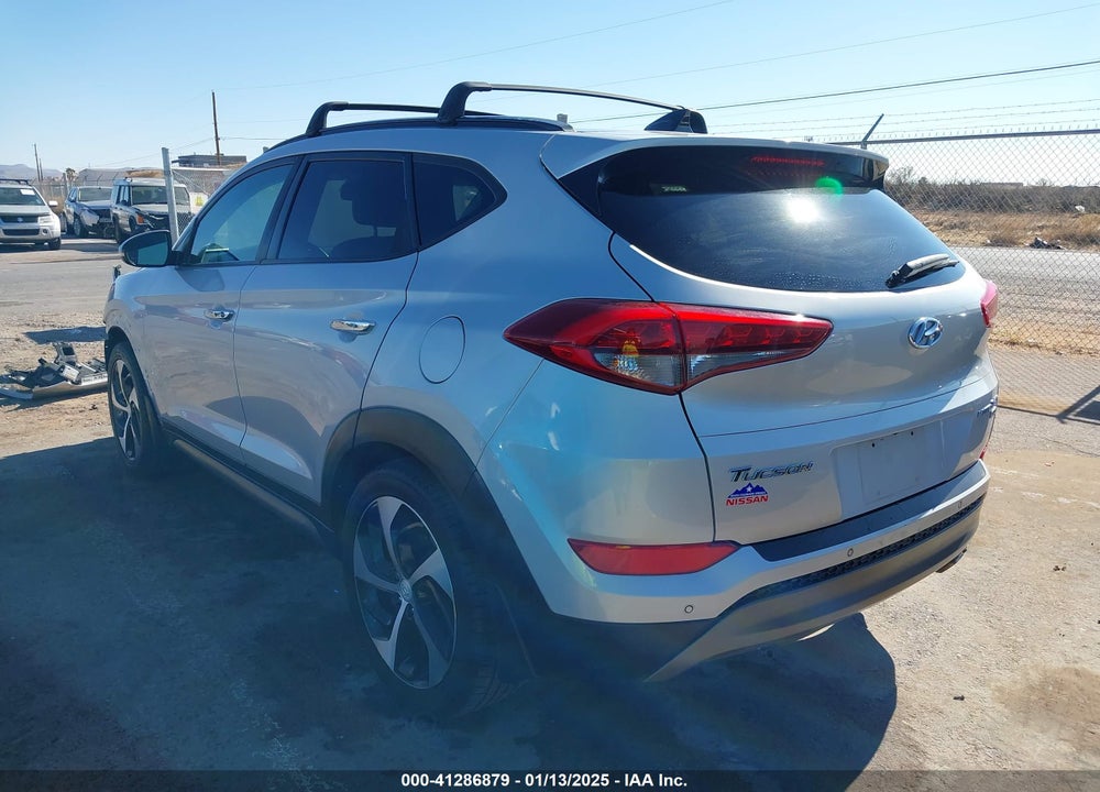 2016 HYUNDAI TUCSON LIMITED VIN: KM8J3CA27GU220781