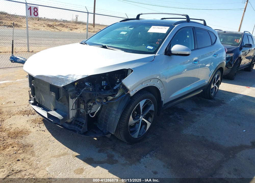 2016 HYUNDAI TUCSON LIMITED VIN: KM8J3CA27GU220781