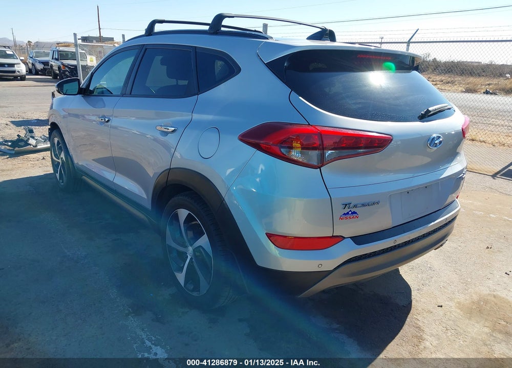 2016 HYUNDAI TUCSON LIMITED VIN: KM8J3CA27GU220781