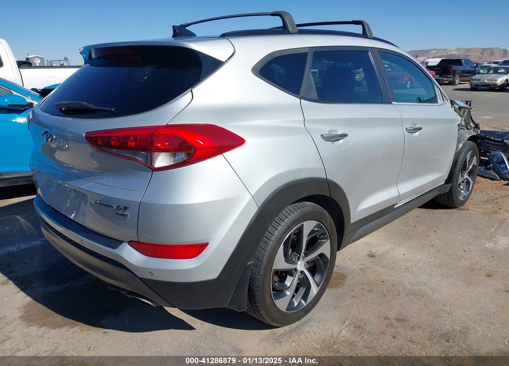 2016 HYUNDAI TUCSON LIMITED VIN: KM8J3CA27GU220781