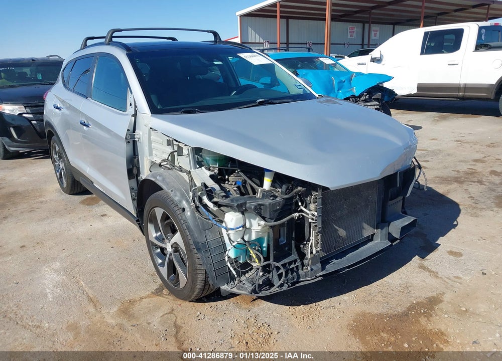 2016 HYUNDAI TUCSON LIMITED VIN: KM8J3CA27GU220781