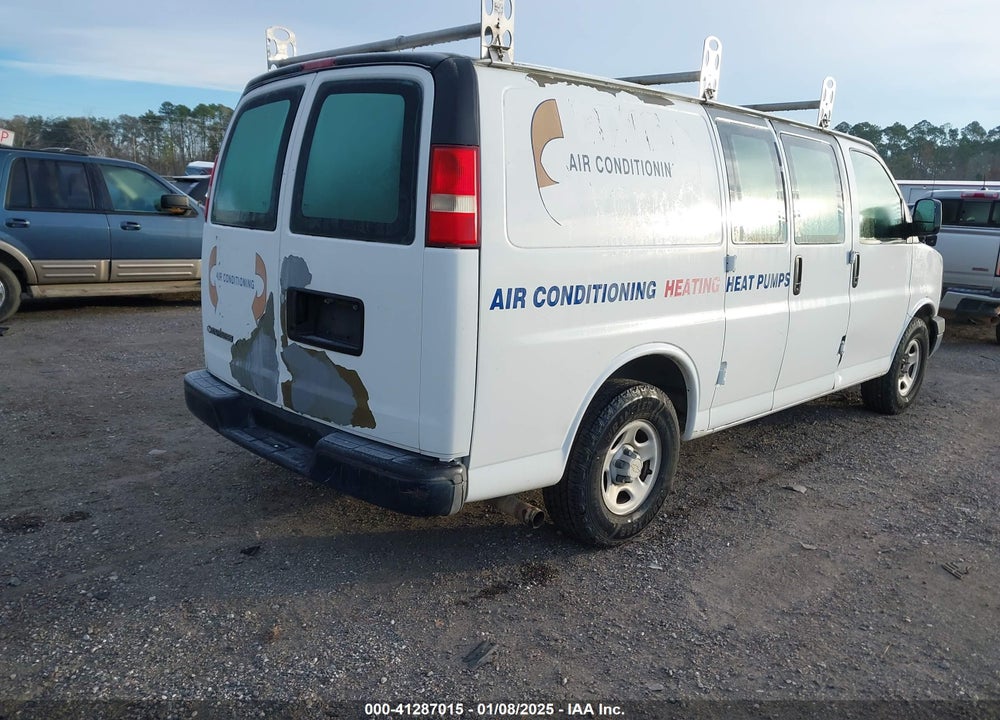 2008 CHEVROLET EXPRESS WORK VAN VIN: 1GCFG15X081122879
