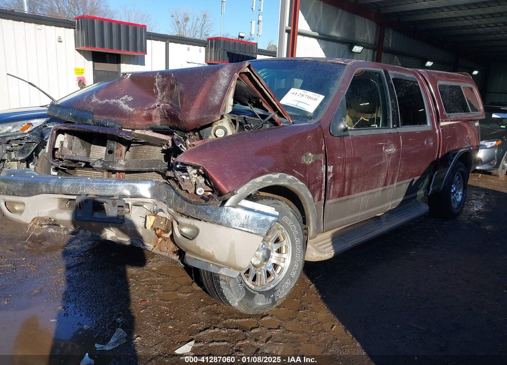 2002 FORD F-150 LARIAT/XLT VIN: 1FTRW08L22KC65014