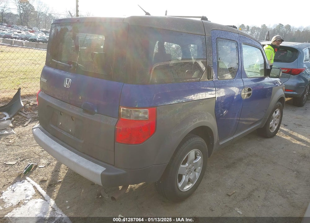 2004 HONDA ELEMENT EX VIN: 5J6YH28634L036215