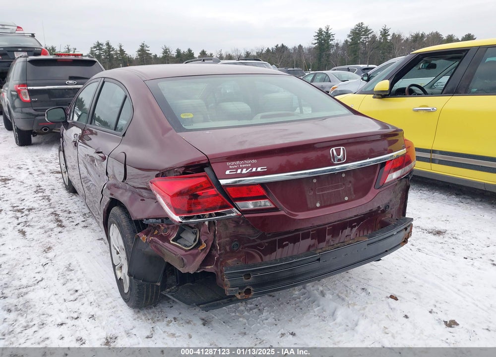 2013 HONDA CIVIC VIN: 2HGFB2F55DH555595