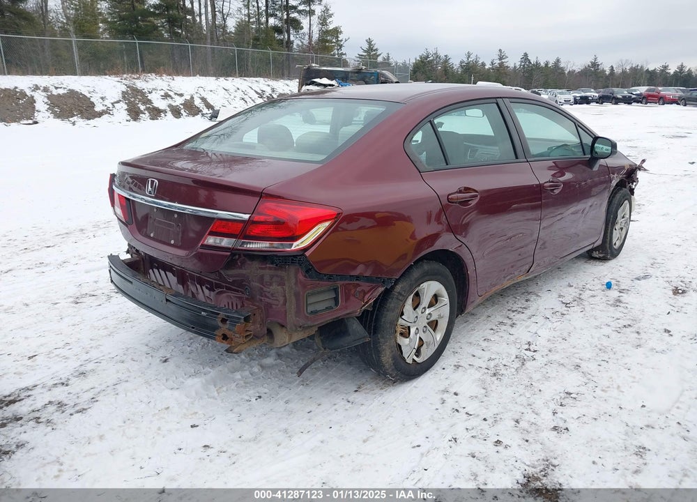 2013 HONDA CIVIC VIN: 2HGFB2F55DH555595