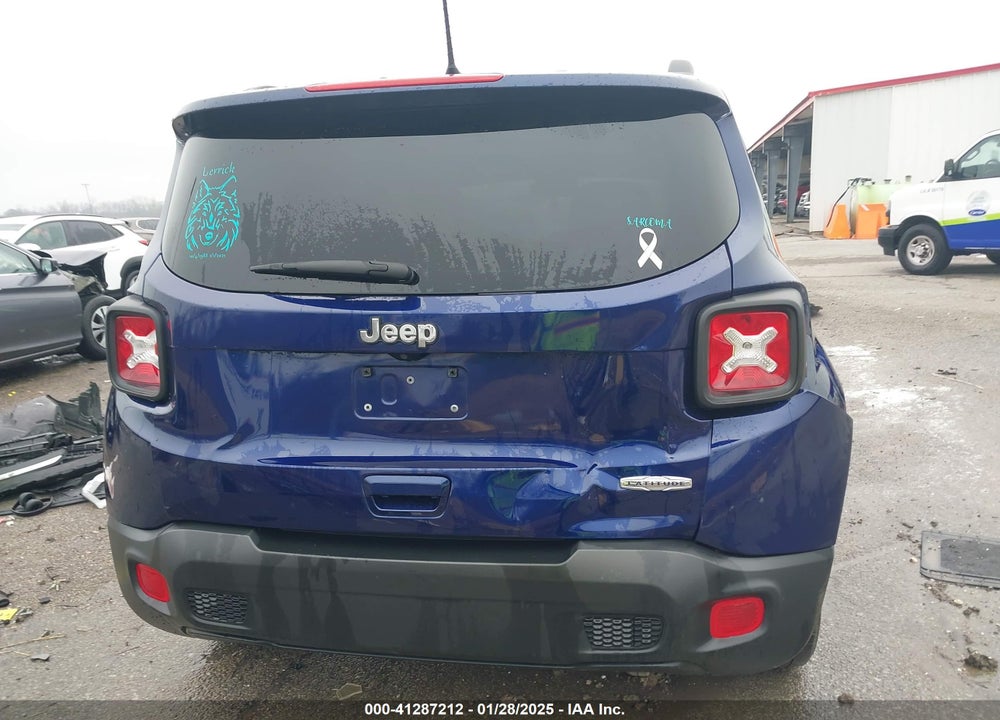 2019 JEEP RENEGADE LATITUDE FWD VIN: ZACNJABB2KPK77301