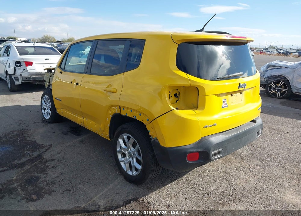 2017 JEEP RENEGADE LATITUDE 4X4 VIN: ZACCJBBB0HPE86030