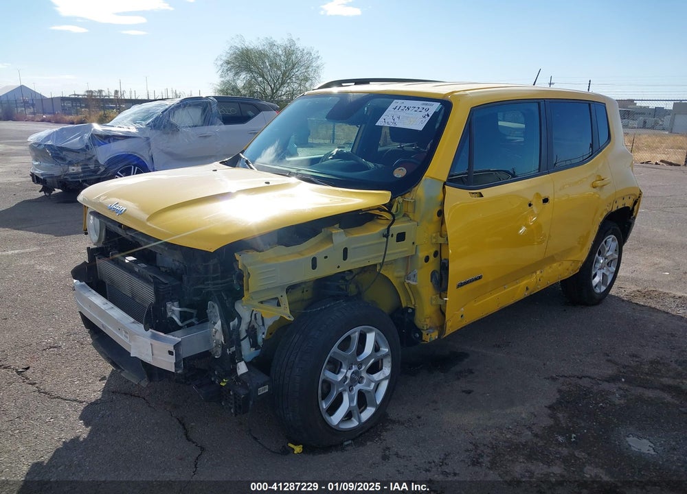 2017 JEEP RENEGADE LATITUDE 4X4 VIN: ZACCJBBB0HPE86030