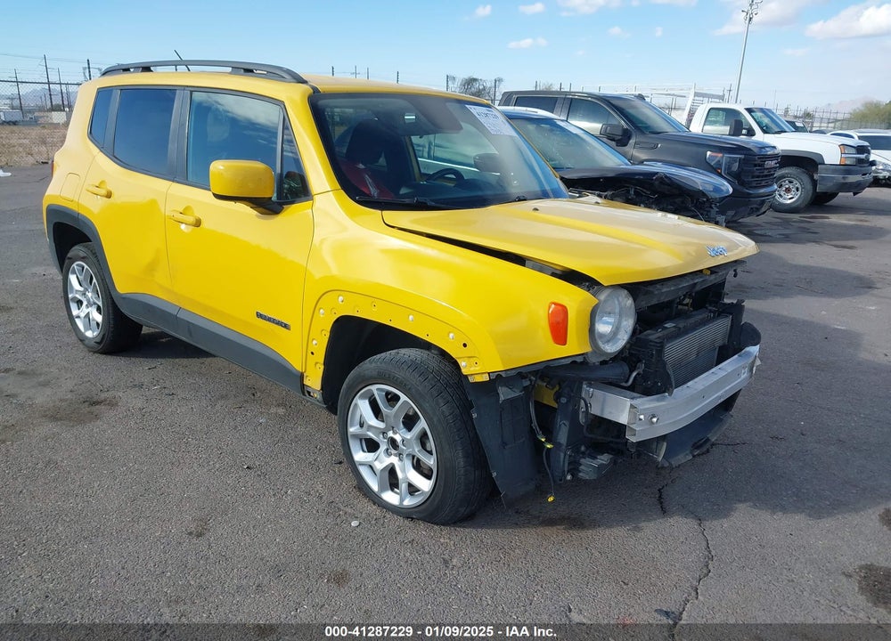 2017 JEEP RENEGADE LATITUDE 4X4 VIN: ZACCJBBB0HPE86030