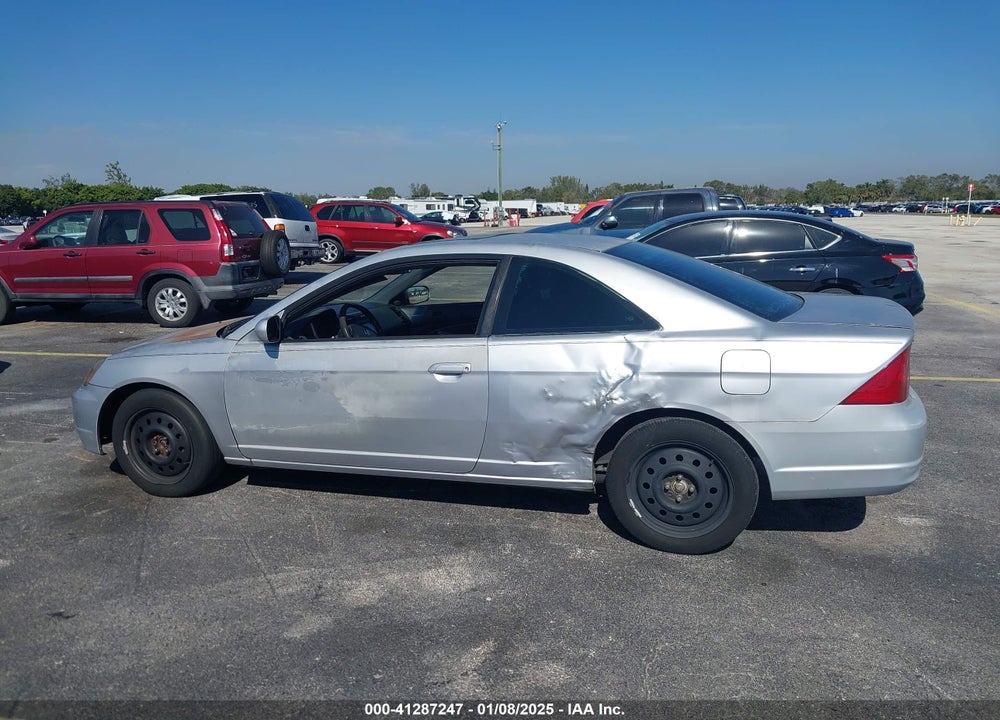 2003 HONDA CIVIC EX VIN: 1HGEM21043L058685