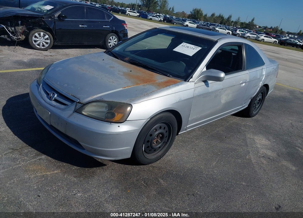 2003 HONDA CIVIC EX VIN: 1HGEM21043L058685