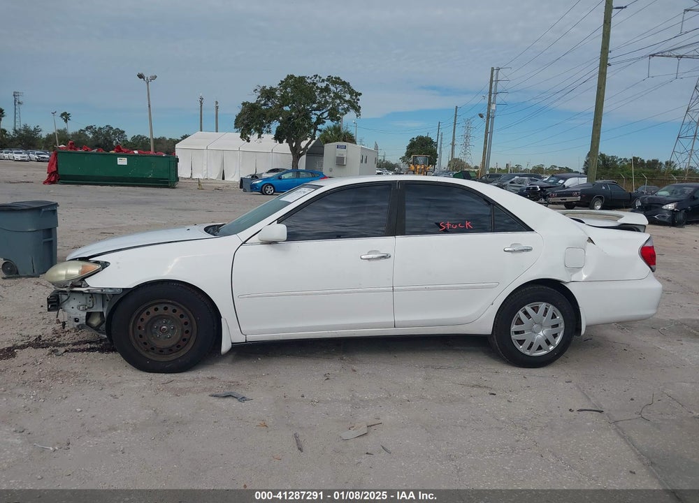 2005 TOYOTA CAMRY LE VIN: 4T1BE30K55U625776