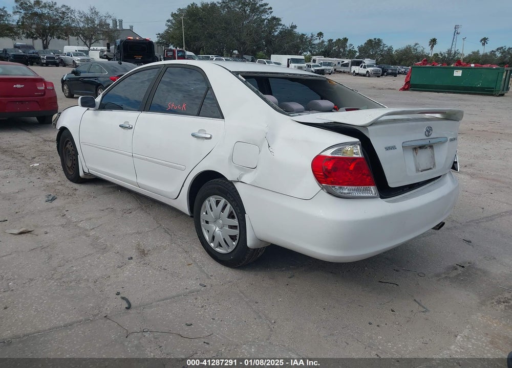 2005 TOYOTA CAMRY LE VIN: 4T1BE30K55U625776