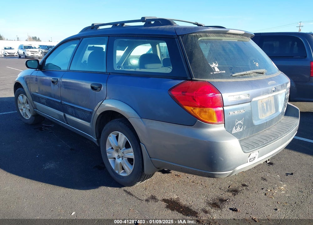 2005 SUBARU OUTBACK 2.5I VIN: 4S4BP61C157368536