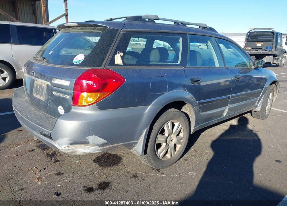 2005 SUBARU OUTBACK 2.5I VIN: 4S4BP61C157368536