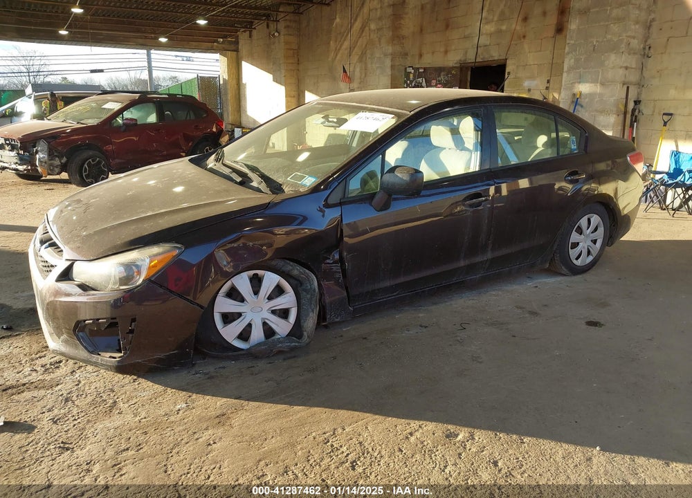 2012 SUBARU IMPREZA VIN: JF1GJAA69CH019503