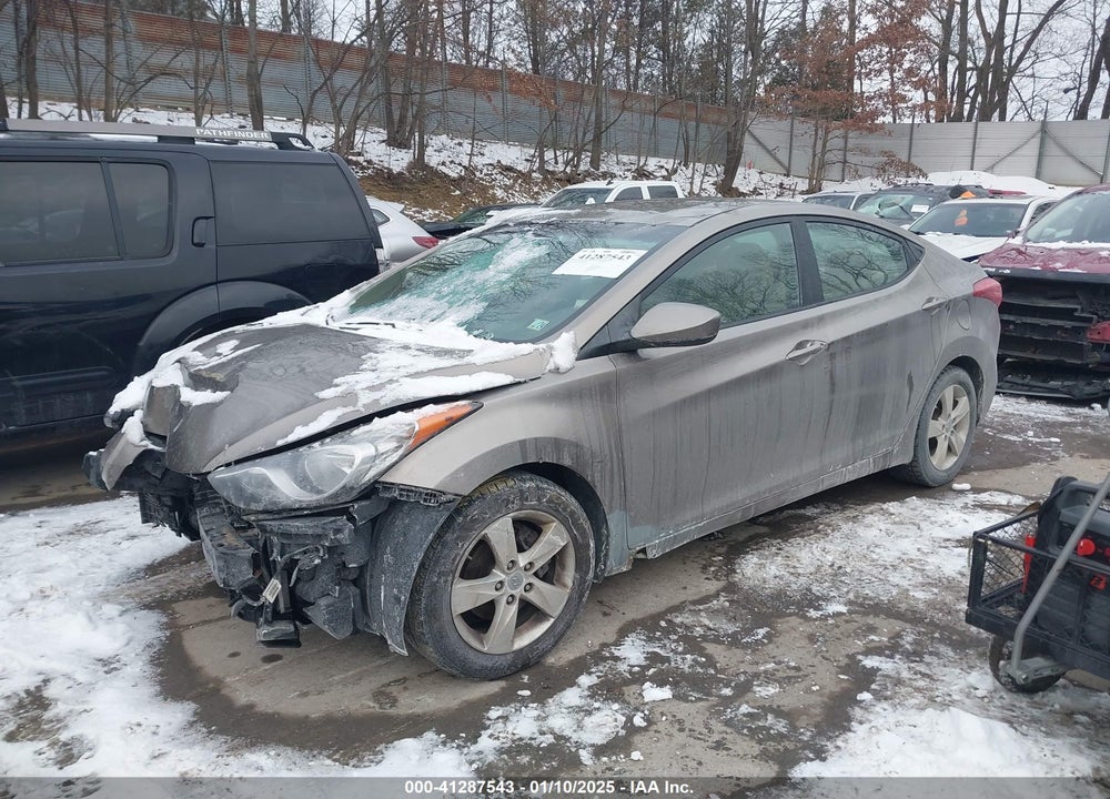 2011 HYUNDAI ELANTRA GLS VIN: 5NPDH4AE9BH000595