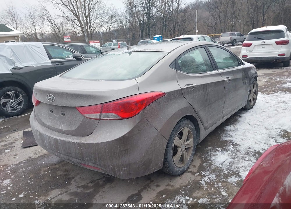 2011 HYUNDAI ELANTRA GLS VIN: 5NPDH4AE9BH000595