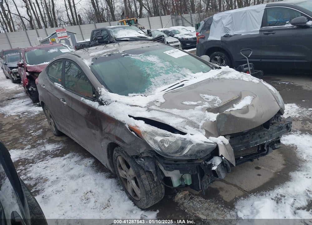 2011 HYUNDAI ELANTRA GLS VIN: 5NPDH4AE9BH000595