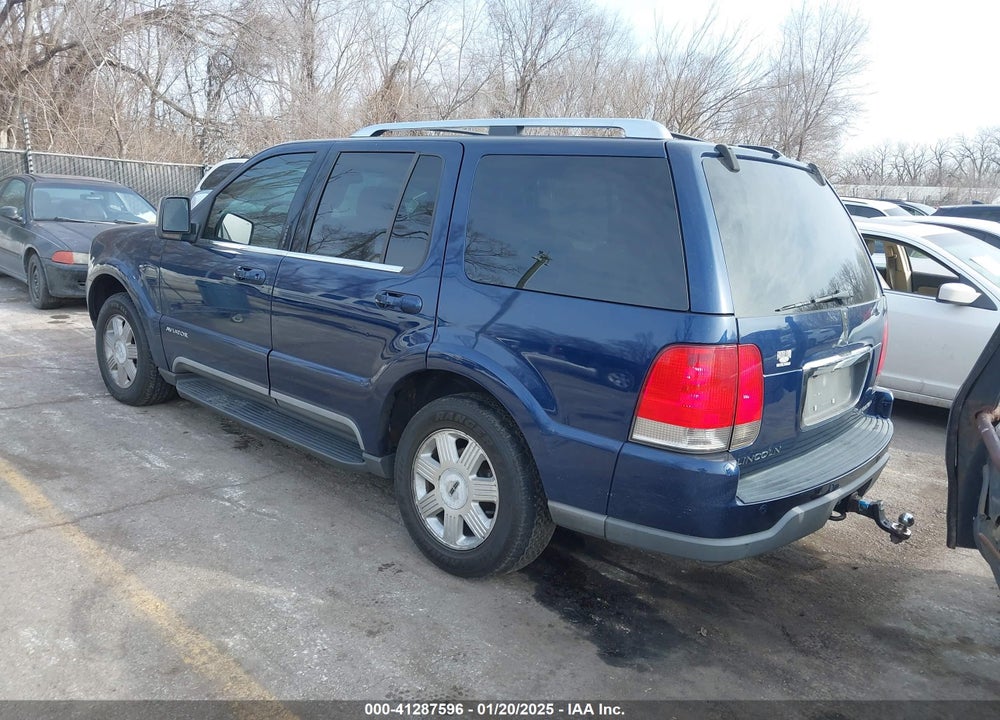 2004 LINCOLN AVIATOR VIN: 5LMEU88HX4ZJ43812